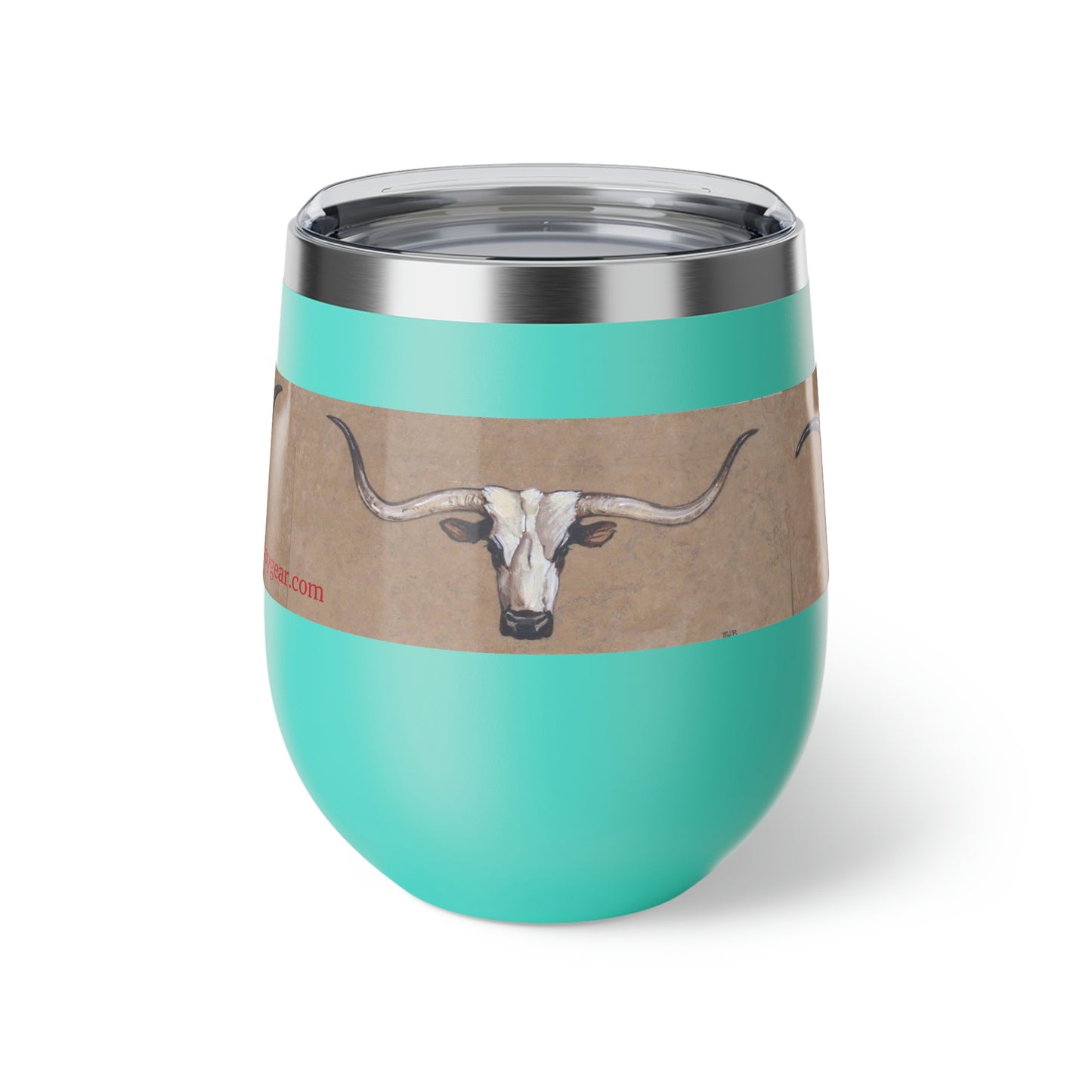 "The Longhorns" Copper Vacuum Insulated Cup, 12oz
