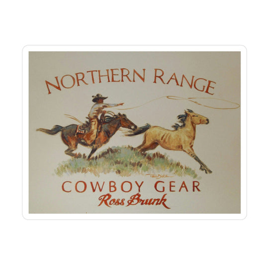 "Northern Range Cowboy Gear" Kiss-Cut Vinyl Decals